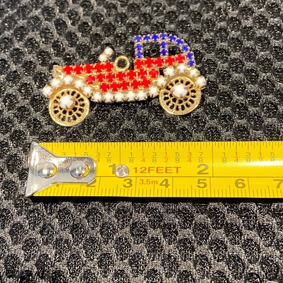 Vintage Model T Car Pendant/ Brooch/Pin Gold Toned Unisex - Picture 5 of 6